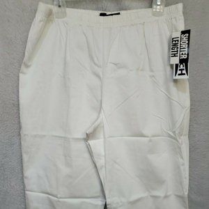 Jeno Neuman NWT White Capri Pants Size 20W Petites